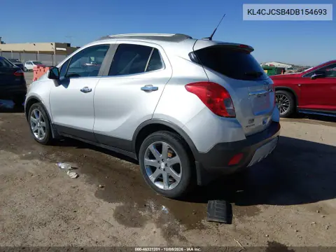 2013 Buick Encore Leather VIN KL4CJCSB4DB154693 фото 4