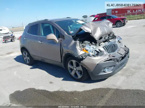 KL4CJBSB4DB175361 — 2013 Buick Encore, Передняя часть, фото до ремонта