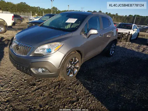 2014 Buick Encore Leather VIN KL4CJCSB4EB778124 фото 2