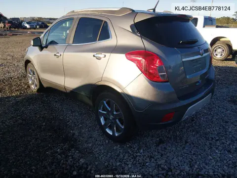 2014 Buick Encore Leather VIN KL4CJCSB4EB778124 фото 3