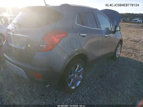 2014 Buick Encore Leather VIN KL4CJCSB4EB778124 фото 4