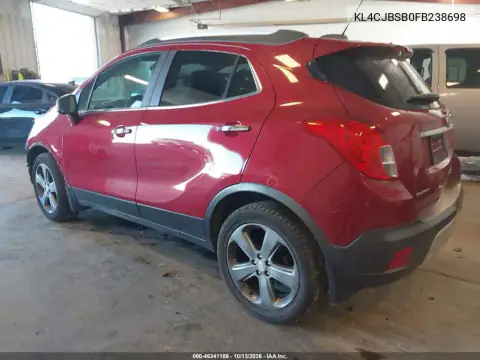 KL4CJBSB0FB238698 — 2015 Buick Encore, фото 4 с аукциона IAAI, Передняя часть