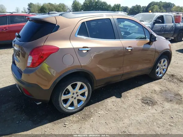 KL4CJASB6GB595752 — 2016 Buick Encore, фото 4 с аукциона IAAI, Передняя часть слева