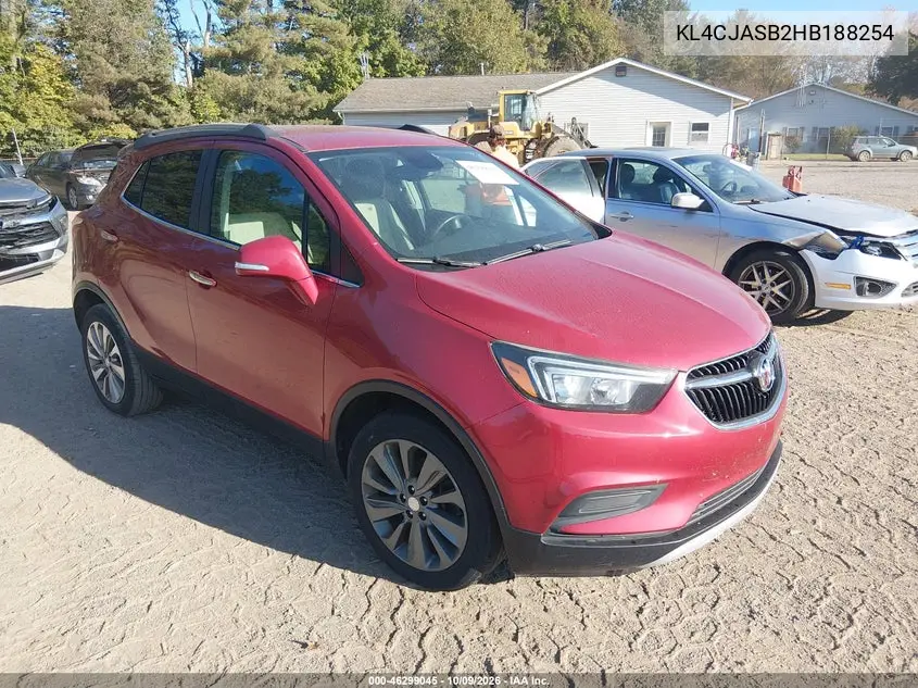 2017 Buick Encore Preferred VIN KL4CJASB2HB188254 фото 1