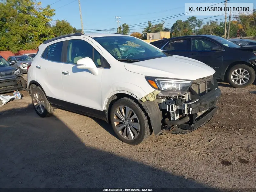 2017 Buick Encore Preferred VIN KL4CJASB0HB180380 фото 2