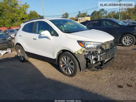 KL4CJASB0HB180380 — 2017 Buick Encore, Передняя часть слева, фото до ремонта