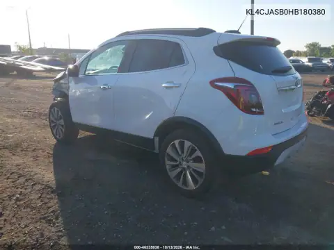 2017 Buick Encore Preferred VIN KL4CJASB0HB180380 фото 4
