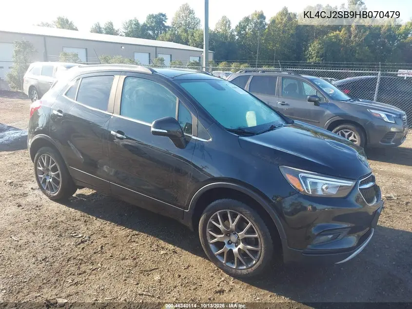 2017 Buick Encore Sport Touring VIN KL4CJ2SB9HB070479 фото 2