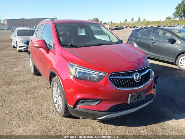 KL4CJASB7JB553081 — 2018 Buick Encore, Передняя часть (Front), фото до ремонта