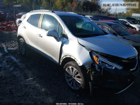 KL4CJESB7KB799945 — 2019 Buick Encore, Передняя часть, фото до ремонта