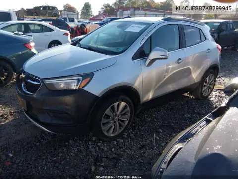 KL4CJESB7KB799945 — 2019 Buick Encore, фото 3 с аукциона IAAI, Передняя часть