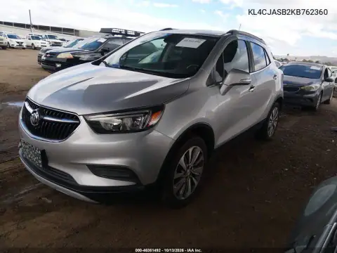 KL4CJASB2KB762360 — 2019 Buick Encore, фото 3 с аукциона IAAI, Естественный износ
