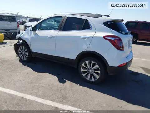 2020 Buick Encore Awd Preferred VIN KL4CJESB9LB336514 фото 3