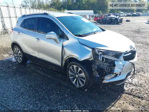 KL4CJGSB2LB035627 — 2020 Buick Encore, Передняя часть, фото до ремонта
