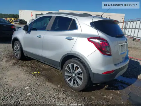 KL4CJGSB2LB035627 — 2020 Buick Encore, фото 4 с аукциона IAAI, Передняя часть