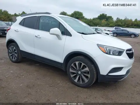 KL4CJESB1MB344141 — 2021 Buick Encore, Задняя часть слева, фото до ремонта