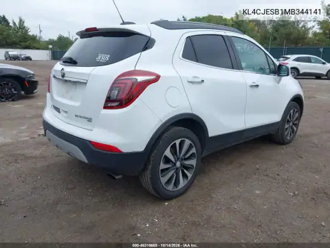 KL4CJESB1MB344141 — 2021 Buick Encore, фото 5 с аукциона IAAI, Задняя часть слева