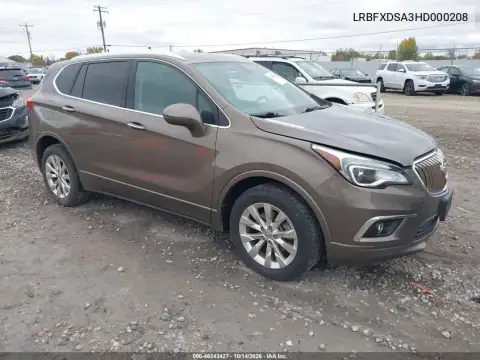 LRBFXDSA3HD000208 — 2017 Buick Envision, Левый бок, фото до ремонта