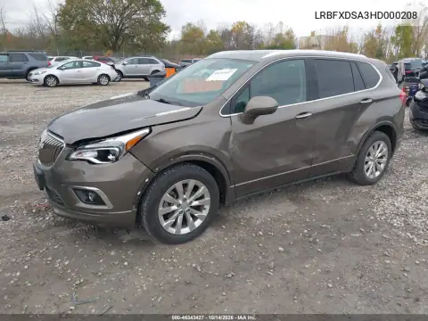 LRBFXDSA3HD000208 — 2017 Buick Envision, фото 3 с аукциона IAAI, Левый бок