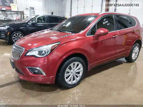 2018 Buick Envision Essence VIN LRBFX2SA4JD000745 фото 2