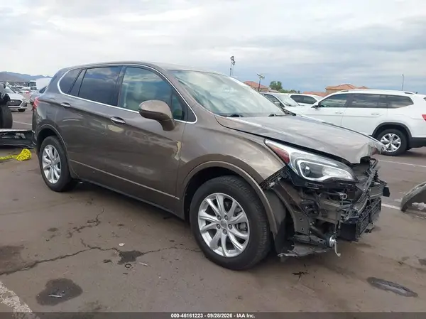 LRBFX1SA6KD007627 — 2019 Buick Envision, Передняя часть слева (Left Front), фото до ремонта