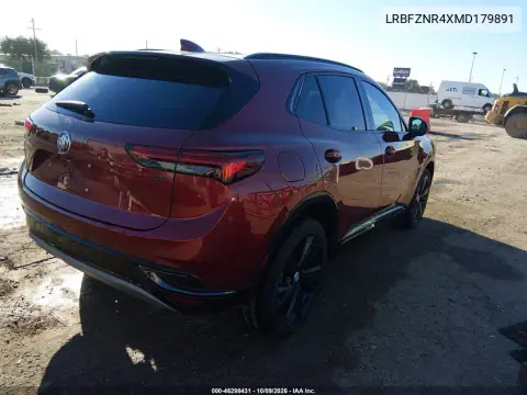 2021 Buick Envision Fwd Essence VIN LRBFZNR4XMD179891 фото 5