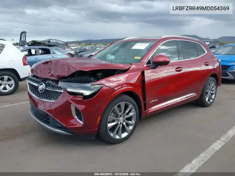2021 Buick Envision Fwd Avenir VIN LRBFZRR49MD054369 фото 3