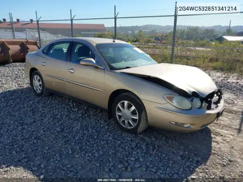 2G4WC532851341214 — 2005 Buick LaCrosse, Передняя часть, фото до ремонта