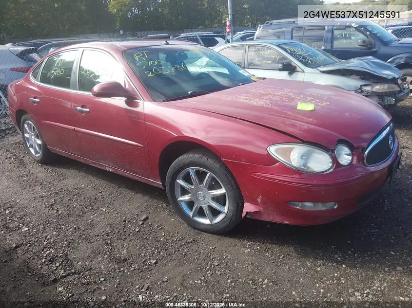 2005 Buick Lacrosse Cxs VIN 2G4WE537X51245591 фото 1