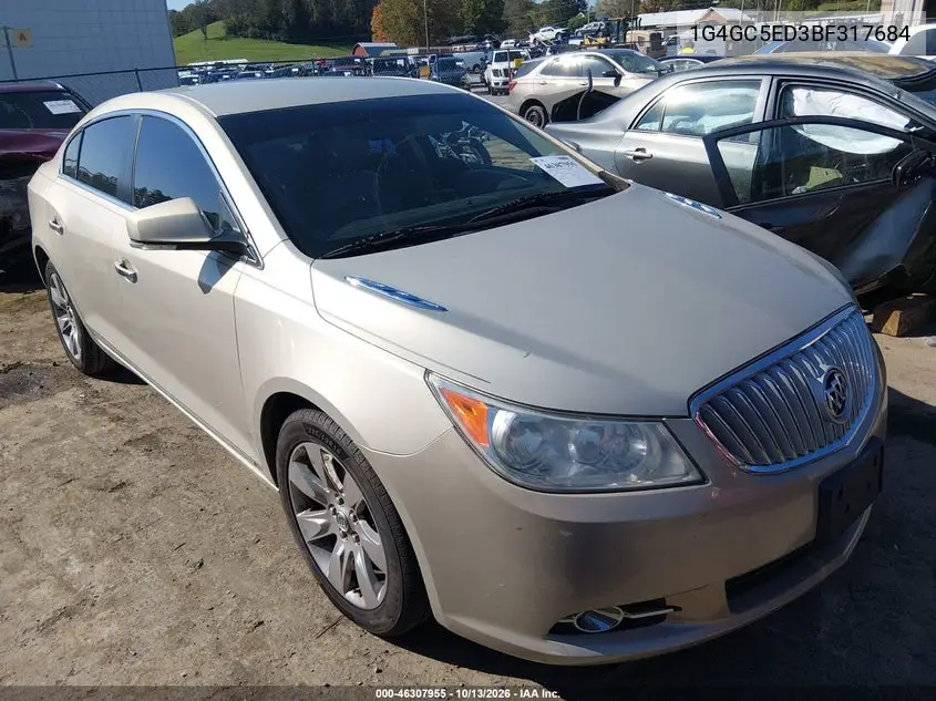 2011 Buick Lacrosse Cxl VIN 1G4GC5ED3BF317684 фото 2
