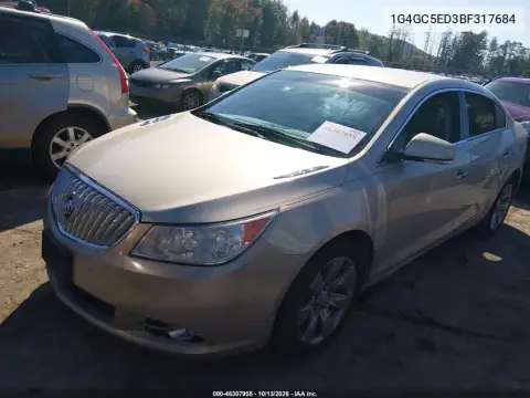 2011 Buick Lacrosse Cxl VIN 1G4GC5ED3BF317684 фото 3