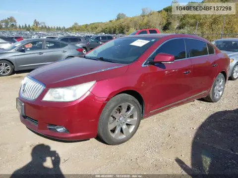 1G4GE5ED4BF137298 — 2011 Buick LaCrosse, фото 3 с аукциона IAAI, Передняя часть