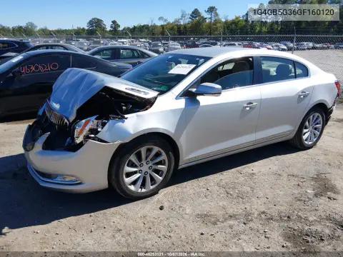 2016 Buick Lacrosse Leather VIN 1G4GB5G36GF160120 фото 3