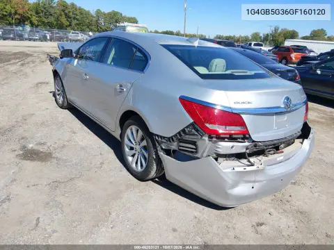 2016 Buick Lacrosse Leather VIN 1G4GB5G36GF160120 фото 4