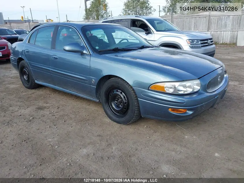 2000 Buick Lesabre Custom VIN 1G4HP54K4YU310286 фото 2