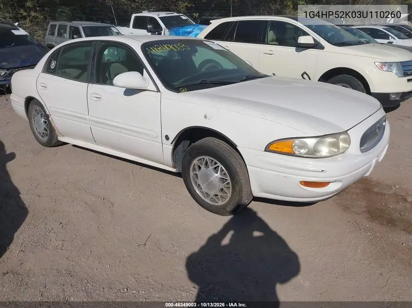 1G4HP52K03U110260 — 2003 Buick LeSabre, фото 2 с аукциона IAAI 16.10.2026, Естественный износ
