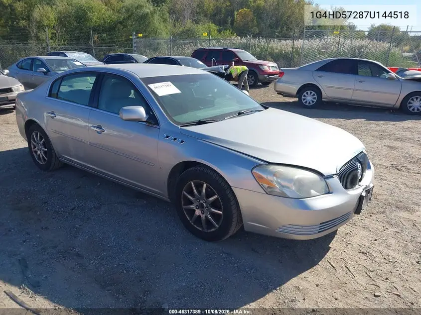 2007 Buick Lucerne Cxl VIN 1G4HD57287U144518 фото 2