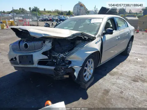 2008 Buick Lucerne Cxl VIN 1G4HD57238U188640 фото 2