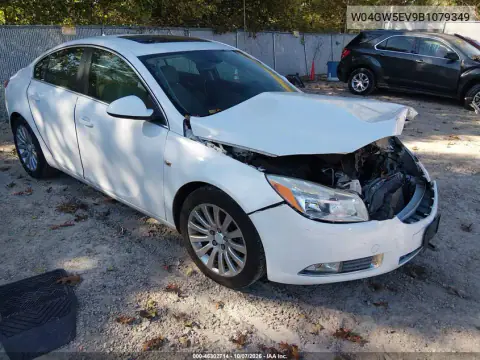 W04GW5EV9B1079349 — 2011 Buick Regal, Передняя часть, фото до ремонта