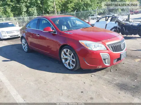 2G4GT5GX3E9263503 — 2014 Buick Regal, Левая сторона, фото до ремонта
