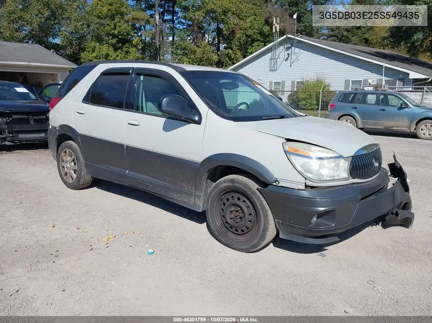2005 Buick Rendezvous Cx VIN 3G5DB03E25S549435 фото 2