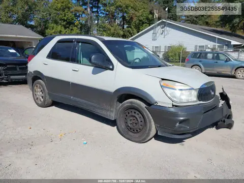 3G5DB03E25S549435 — 2005 Buick Rendezvous, Передняя часть, фото до ремонта