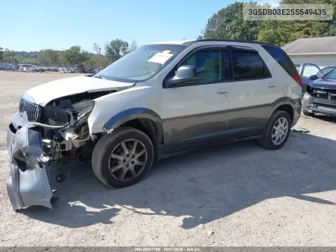 2005 Buick Rendezvous Cx VIN 3G5DB03E25S549435 фото 3