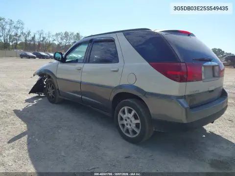 2005 Buick Rendezvous Cx VIN 3G5DB03E25S549435 фото 4
