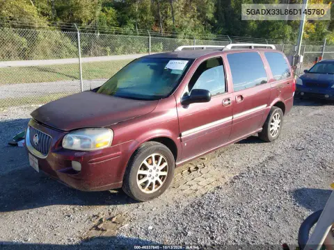 2006 Buick Terraza Cxl VIN 5GADX33L86D145780 фото 2