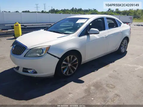 1G4PR5SK2C4209149 — 2012 Buick Verano, фото 3 с аукциона IAAI, Передняя часть
