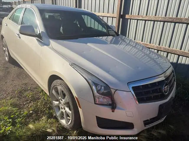 1G6AG5RX7E0117243 — 2014 Cadillac Ats Turbo, Град (Hail), фото до ремонта