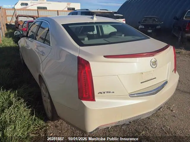 2014 Cadillac Ats Turbo VIN 1G6AG5RX7E0117243 фото 3