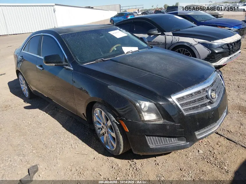 1G6AB5RA8E0173511 Cadillac ATS 2014 — повреждение Передняя часть, фото до ремонта