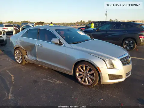 1G6AB5S32E0118967 — 2014 Cadillac ATS, Правая сторона, фото до ремонта